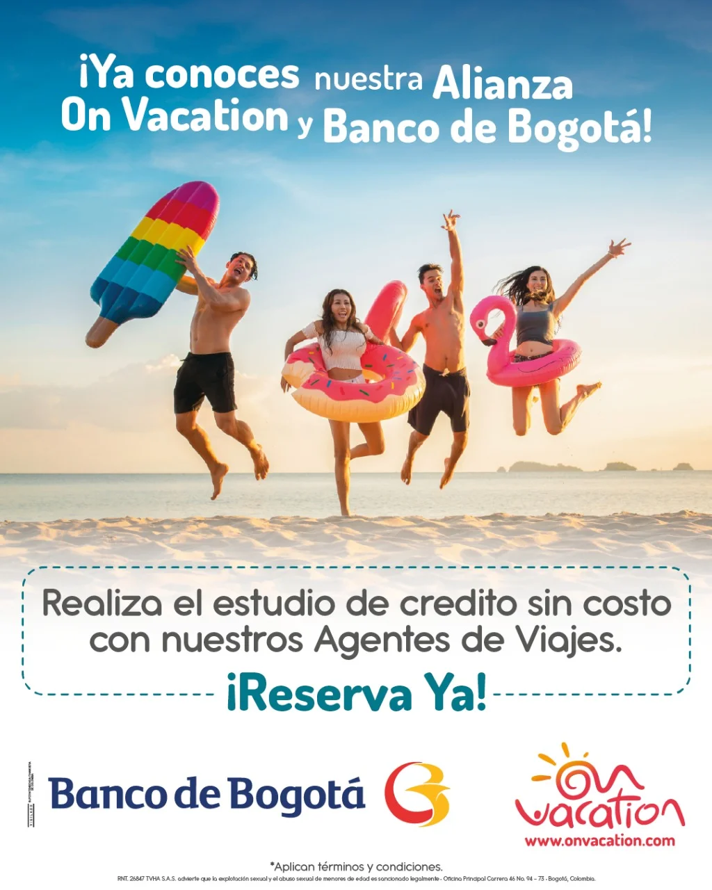 Promociones de viajes ofrecida por OnVacation